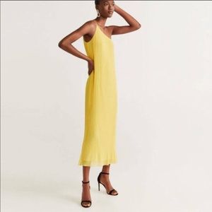 NWT Mango Pleated Maxi Dress
